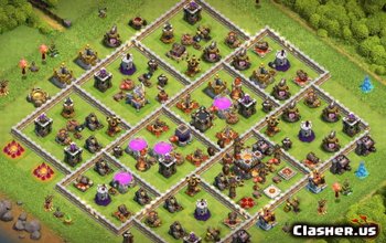 CoC Town Hall 11 Base Layouts & Links - War, Trophy, Home #11651