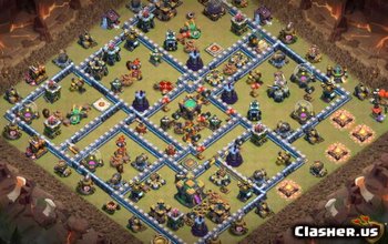 CoC Town Hall 14 Base Layouts: Home, War, Trophy Maps #11737