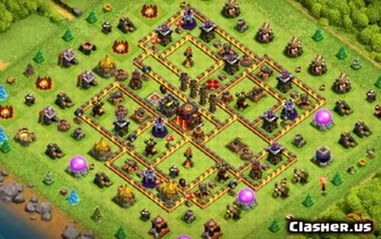 CoC Town Hall 10 Base Layouts: Home, War & Trophy Maps #11849