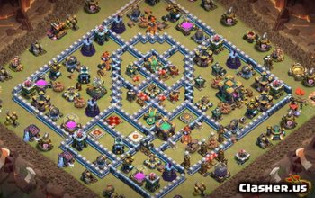 CoC Town Hall 14 Base Layouts & Maps for War & Home #11915