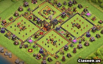 CoC Town Hall 10 Base Layouts: Home, Trophy & War Maps #12021