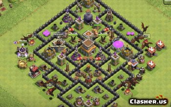 Town Hall 8 CoC Base Layouts: War, Trophy & Home Maps #12043