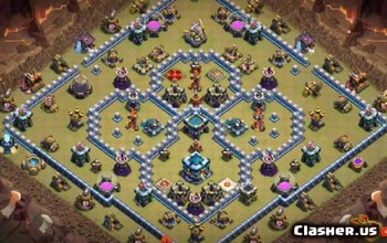 CoC Town Hall 13 Base Layouts: Home, War & Trophy Maps #12097