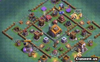 Builder Hall 6 Coc Base Layouts Links Clash Of Clans Clasher Us