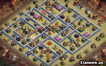 CoC Town Hall 14 Base Layouts: War, Trophy & Home Maps #12237