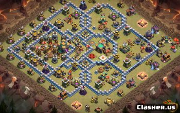 CoC Town Hall 14 Base Layouts: Home, War & Trophy Maps #12273