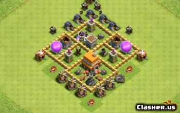 Top CoC Town Hall 5 Base Layouts for Farming & Trophies #12341