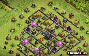 Town Hall 9 CoC Base Layouts & Maps - Copy Now! #12599
