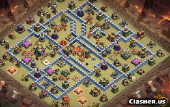CoC Town Hall 14 Base Layouts & Maps: Home & War Bases #12709