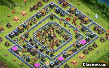 CoC Town Hall 14 Base Layouts: Home, Trophy & War Maps #12801