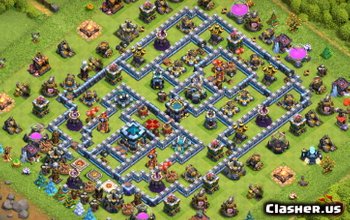Town Hall 13 CoC Base Layouts & Maps for Home Village #12856
