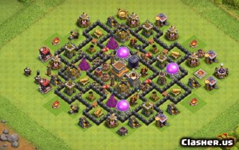 Top CoC Town Hall 8 Base Layouts: War, Trophy & Farming #12901