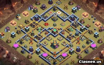 CoC Town Hall 14 Base Layouts & Maps for Home Village #12910