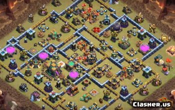 CoC Town Hall 14 Base Layouts & Farming Maps #12913