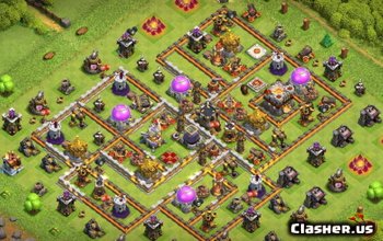 CoC Town Hall 11 Base Layouts & Farming Maps #12927
