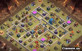 CoC Town Hall 12 Base Layouts - Home & War Maps #12933