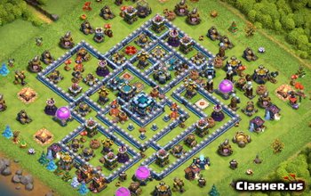 [Town Hall 10] TH10 War/Trophy base #1309 [With Link] [8-2022 ...