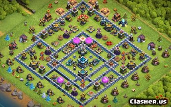 TH13 CoC Base Layouts: Farming, Trophy & Home Village Maps #12985