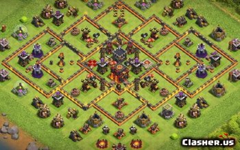 Best CoC Town Hall 10 Base Layouts & Maps for War #13060