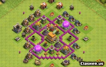 CoC Town Hall 6 Base Layouts: War, Farming & Trophy Maps #13066
