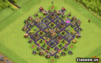 CoC Town Hall 8 Base Layouts - Farming & Home Village Maps #13104