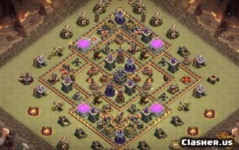 CoC Town Hall 10 Base Layouts: Home, War & Farming Maps #13161