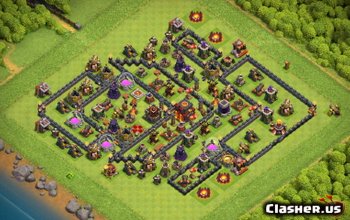 CoC Town Hall 10 Base Layouts: Home & War Maps #13167