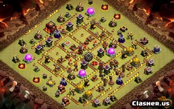 CoC Town Hall 10 Base Layouts - War & Home Village Maps #13266