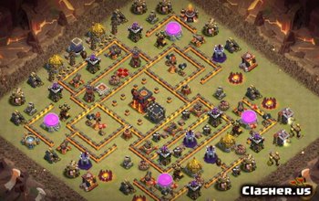 Top CoC Town Hall 10 Base Layouts & War Maps #13464