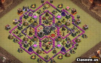 CoC Town Hall 9 Base Layouts: Farming & Trophy Maps #13481