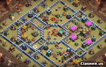 CoC Town Hall 14 Base Layouts: Home, War & Trophy Maps #13556