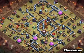 CoC Town Hall 14 Base Layouts & Maps for War & Home #13571