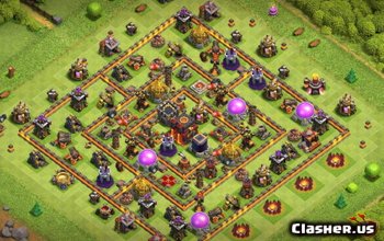 Top CoC Town Hall 10 Base Layouts & Maps for Farming #13735