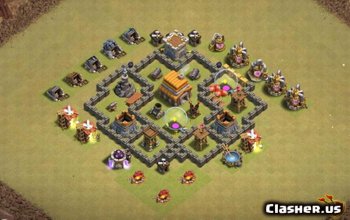 CoC Town Hall 5 Layouts: Farming, War & Trophy Bases #13773