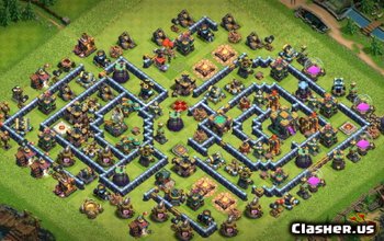 CoC Town Hall 14 Base Layouts & Maps for Home & War #13777