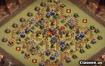 CoC Town Hall 10 Base Layouts: Farming, Trophy & Hybrid #13788