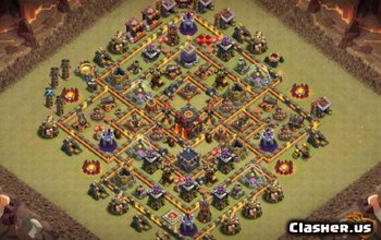 CoC Town Hall 10 Base Layouts: War, Farming & Trophy Maps #13790