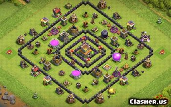 CoC Town Hall 8 Base Layouts: Farming & Trophy Maps #13805
