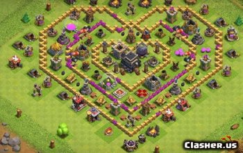 CoC Town Hall 9 Base Layouts: Farming, Trophy & Hybrid #13956