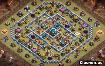 CoC Town Hall 13 Base Layouts: War, Trophy & Home Maps #13958