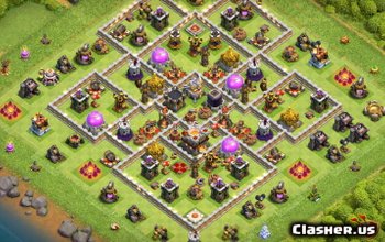 Town Hall 11 Base Layouts for CoC: Farming & Trophy Maps #13967