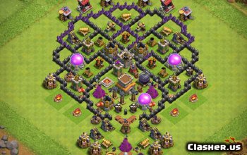 Town Hall 8 CoC Base Layouts: Farming & Trophy Maps #13995