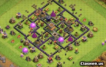 Best CoC Town Hall 8 Base Layouts & Maps for War & Trophies #14061
