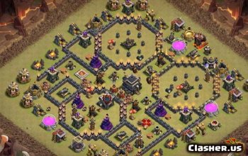 Top CoC Town Hall 9 Base Layouts: War, Trophy & More #14083