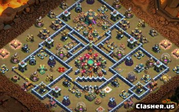 Town Hall 14 CoC Base Layouts: Home, War & Trophy Maps #14137