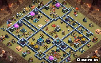 CoC Town Hall 13 Base Layouts: Home, War & Trophy Maps #14140