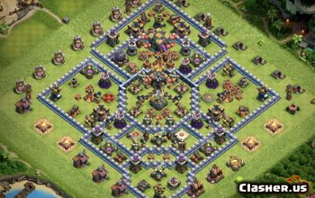 Top CoC Town Hall 14 Base Layouts - Farming & Trophy Maps #14268