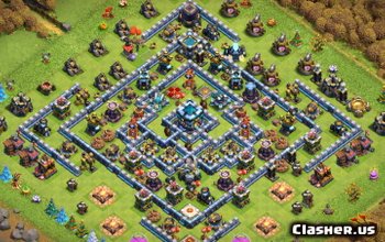CoC Town Hall 13 Base Layouts: Home, War & Trophy Maps #14283