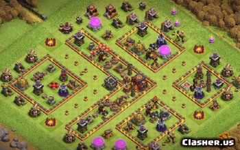 CoC Town Hall 10 Base Layouts: War, Hybrid & Home Maps #14302
