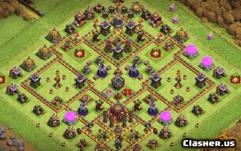 CoC Town Hall 10 Base Layouts: War, Trophy & Home Maps #14304